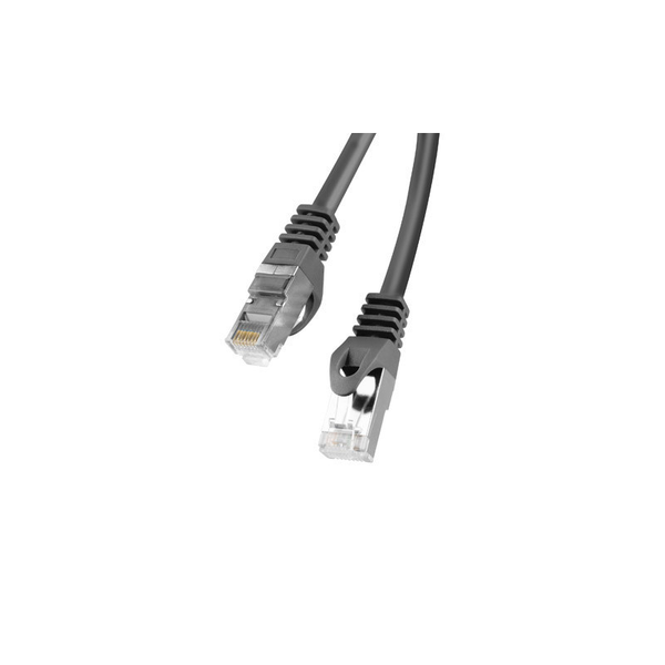 Patchcord F/UTP 6 Lanberg RJ45 / RJ45 15 m černý