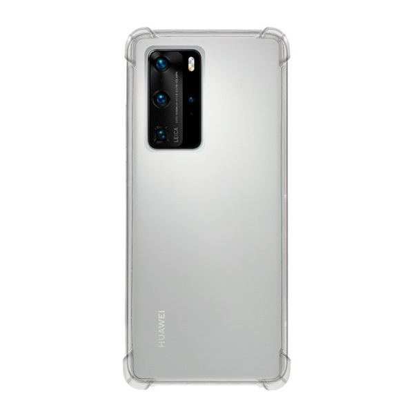 ROAR JELLY ARMOR műanyag telefonvédő (szilikon keret, közepesen ütésálló, légpárnás sarok) ÁTLÁTSZÓ [Huawei P40 Pro 5G]