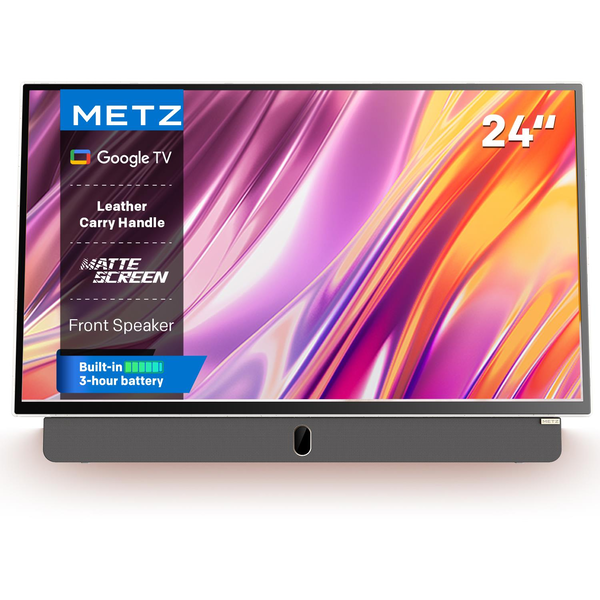 Преносим телевизор METZ LED 24MPE7000, 24" (60 см), Smart Google TV, 12V, Full HD, Клас E