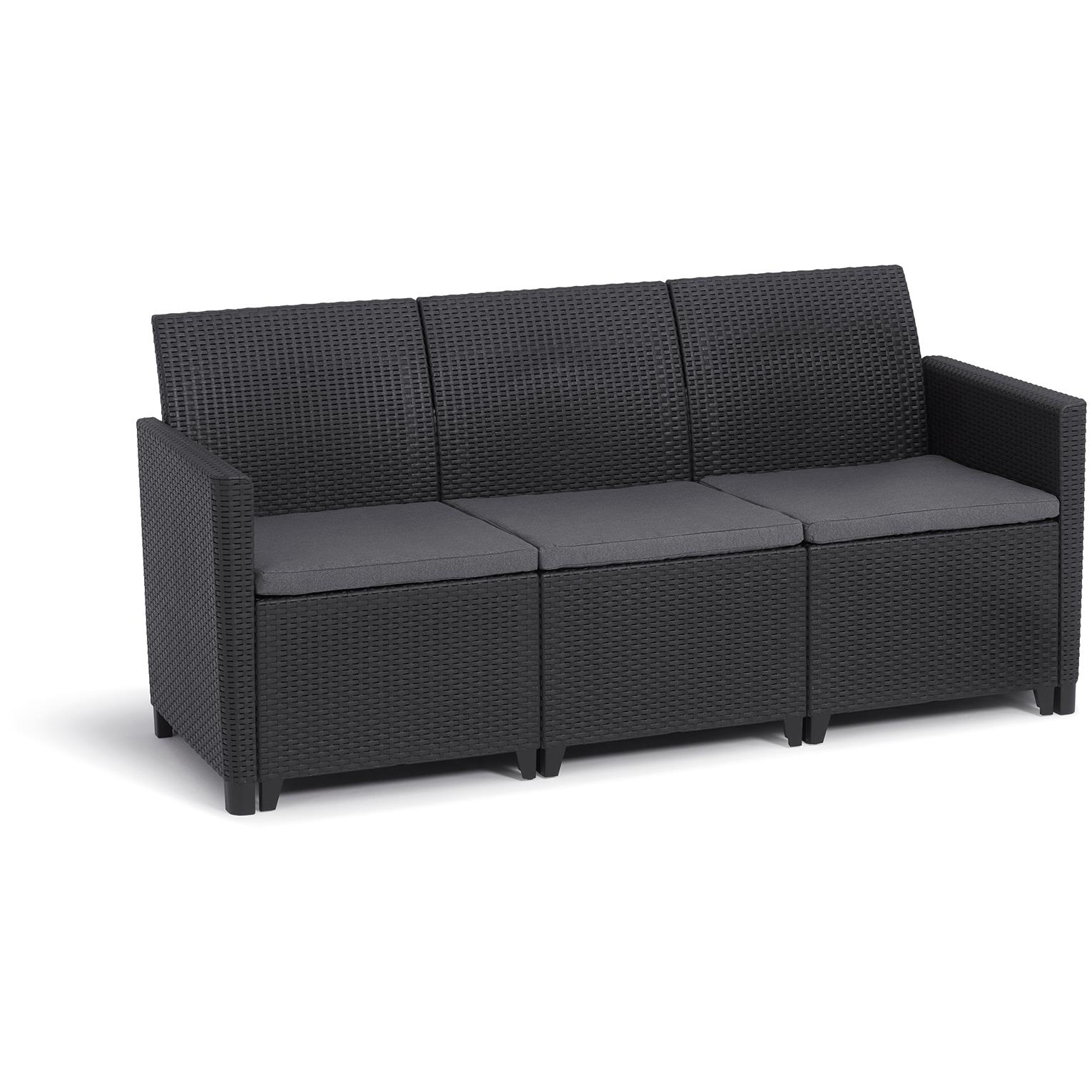 KETER Marie 3 seater sofa kerti pad, grafit (252979)