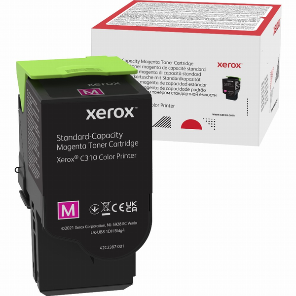 Xerox C310 Magenta Standard Capacity Toner Cartridge (2000 pages) tonerová náplň 1 kusů Originální Purpurová