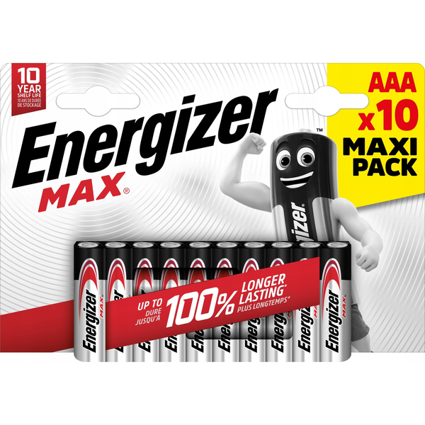 Energizer Mikroelem Max Alkáli mangán 1.5 V 10 db