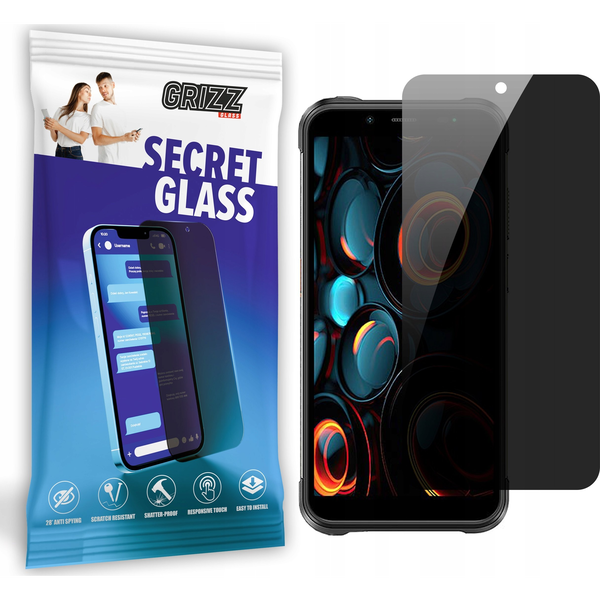  GrizzGlass Szkło prywatyzujące GrizzGlass SecretGlass do Ulefone Power Armor 16s