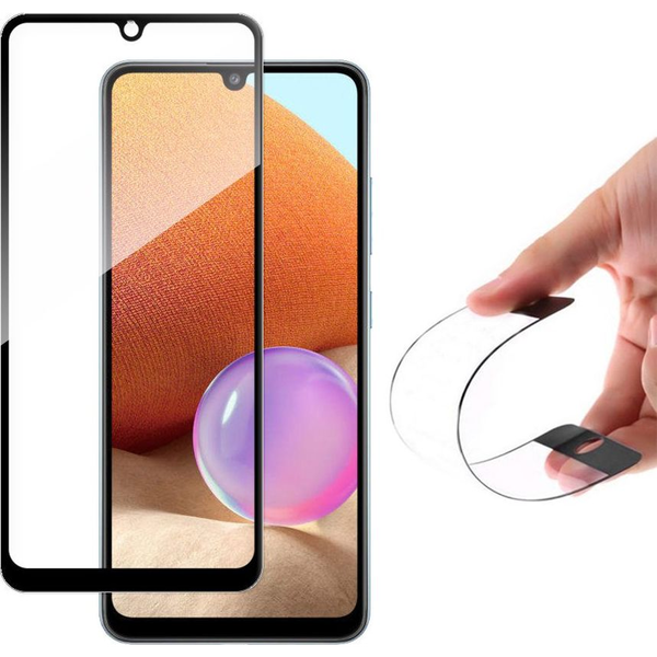 WOZINSKY FOLIA SZKLANA SZKŁO HARTOWANE Z RAMKĄ DO SAMSUNG GALAXY A42 CZARNY