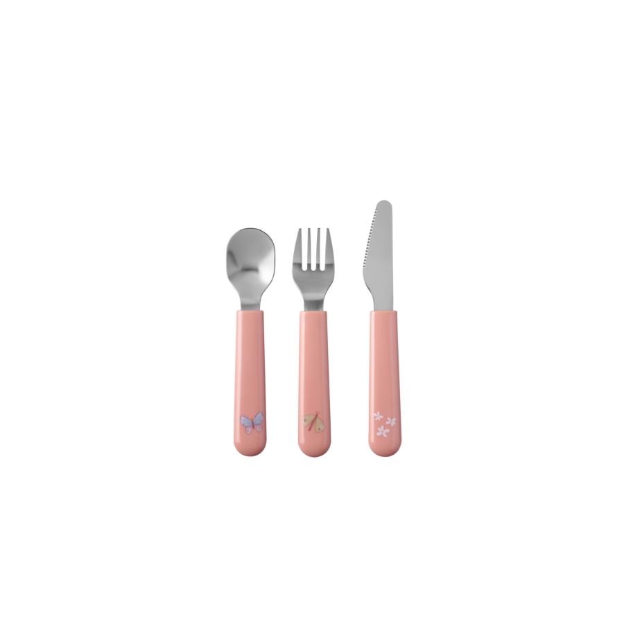 Mepal Mio Gyermek étkészlet - Rózsaszín/Mintás (3 részes) (108033065243)