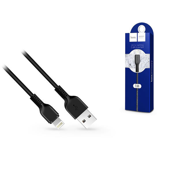 Kábel Hoco USB - Apple Lightning 1 m čierny