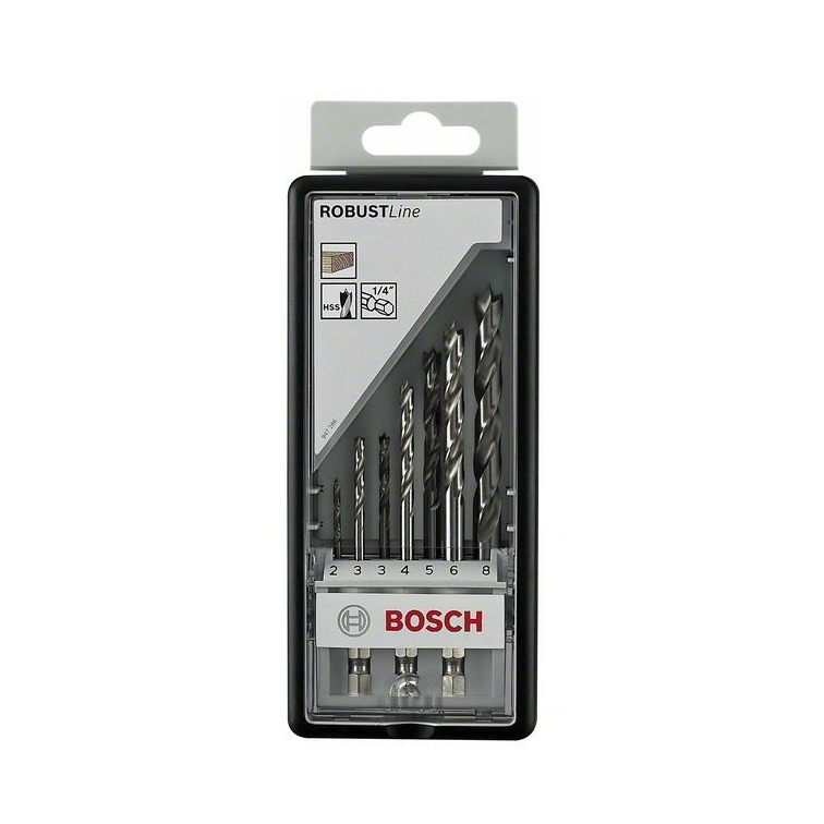 Bosch 2 607 019 923 fúrószár Központozócsúcsos fúrószál 7 db (2607019923)