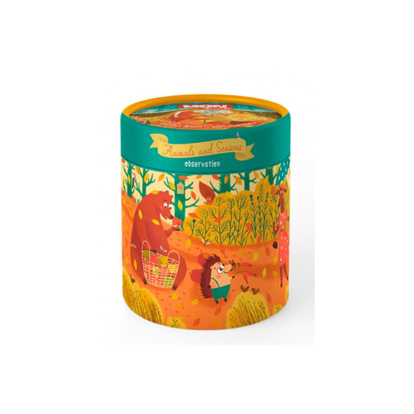 Mon - Állatok és évszakok 50db-os puzzle és társasjáték (MON200110)