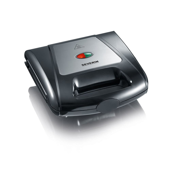 Severin SA2968 Мулти уред за сандвич, грил, гофретник 3в1, 1000W, LED индикатор за работа, черен