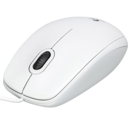 Logitech B100 Optical USB egér Fehér 800 DPI (910-003360)