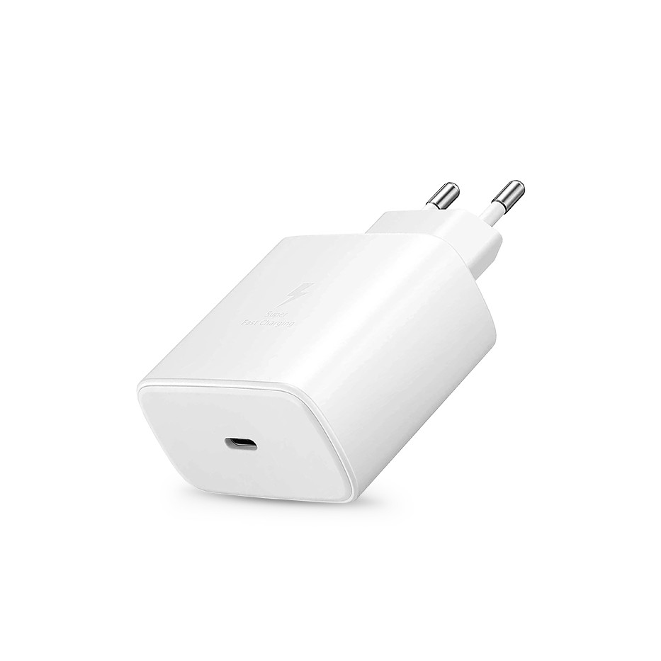 Samsung gyári USB hálózati töltő adapter Type-C bemenettel - 45W - EP-TA845EWE PD.3.0 Super Fast Charging - fehér (ECO csomagolás) (SA185922)