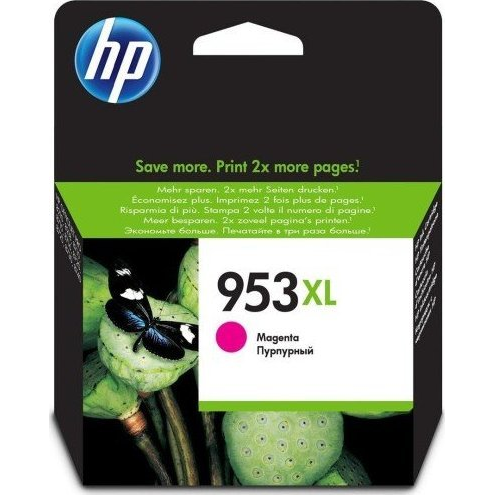 HP 953XL High Yield Magenta Original Ink Cartridge blækpatron 1 stk Højt (XL) udbytte