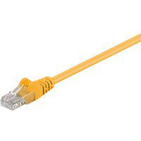  MicroConnect RJ-45/RJ-45 kat.5e U/UTP Żółty 0.25m (B-UTP50025Y)