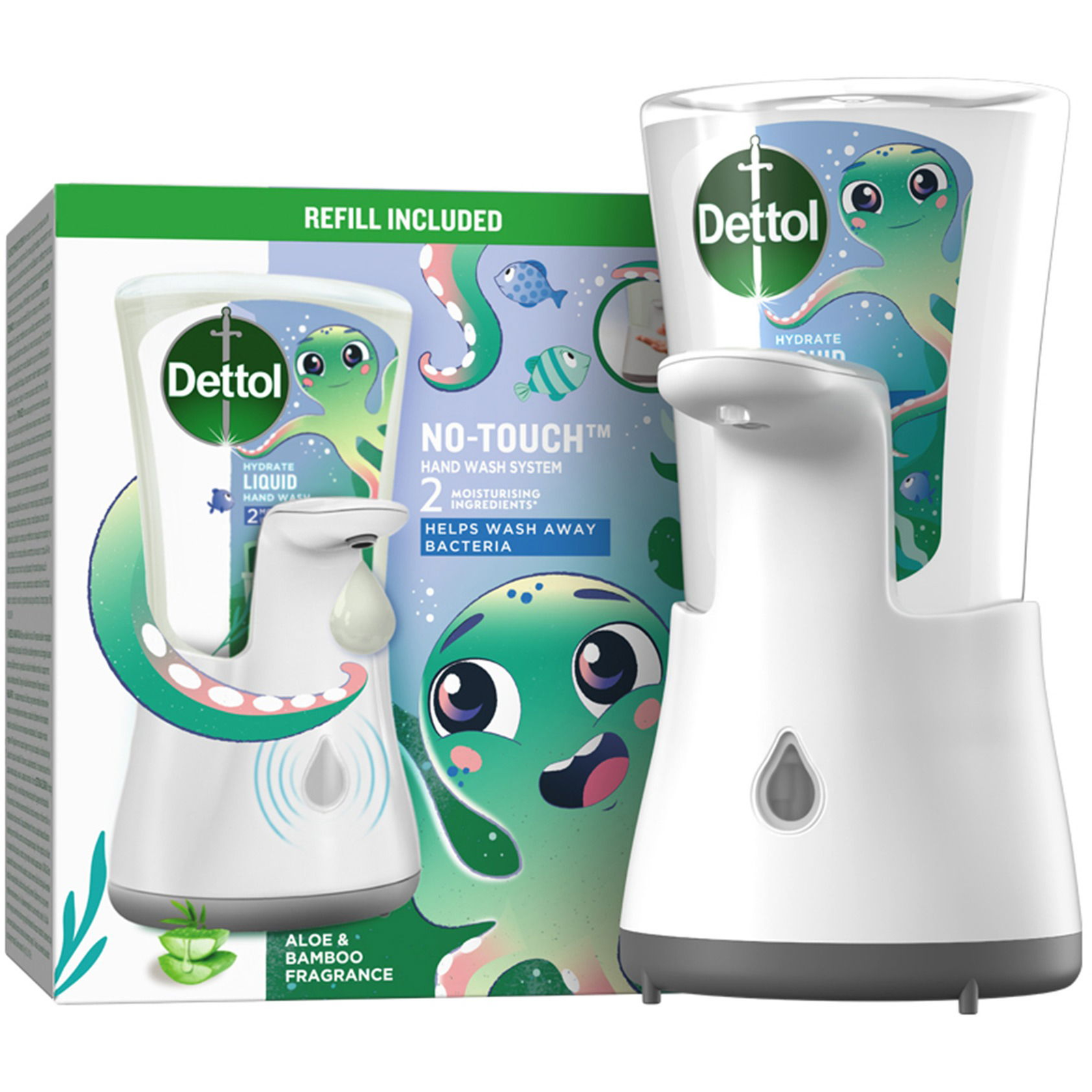 DETTOL Kids Érintésmentes szappanadagoló Kalandor 250 ml (5997321781228)