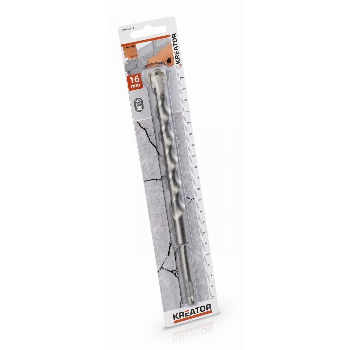 KREATOR KRT010912 SDS Plus beton, 16×210 mm (KRT010912)