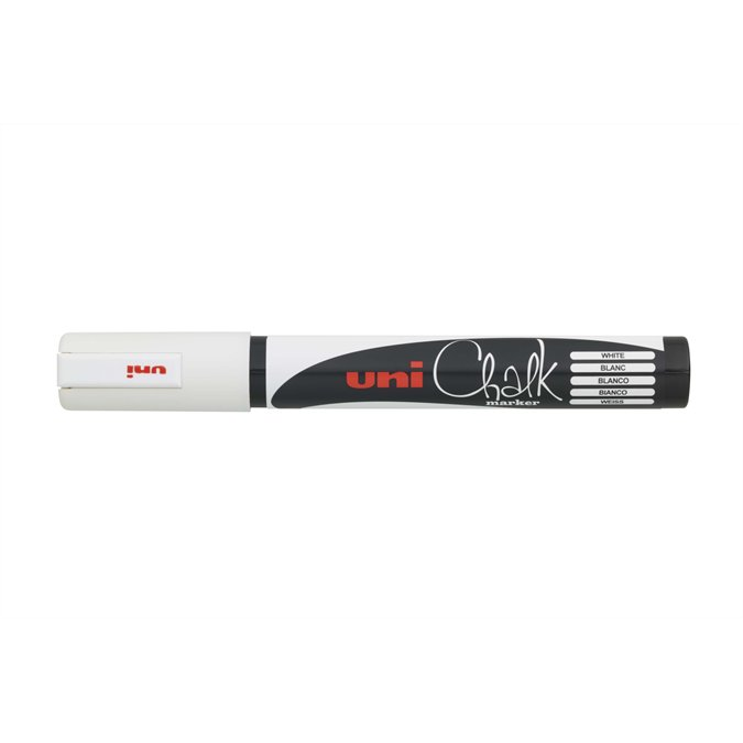 Uni PWE-5M 1.8-2.5mm Krétamarker - Fehér (PWE-5M WHITE)
