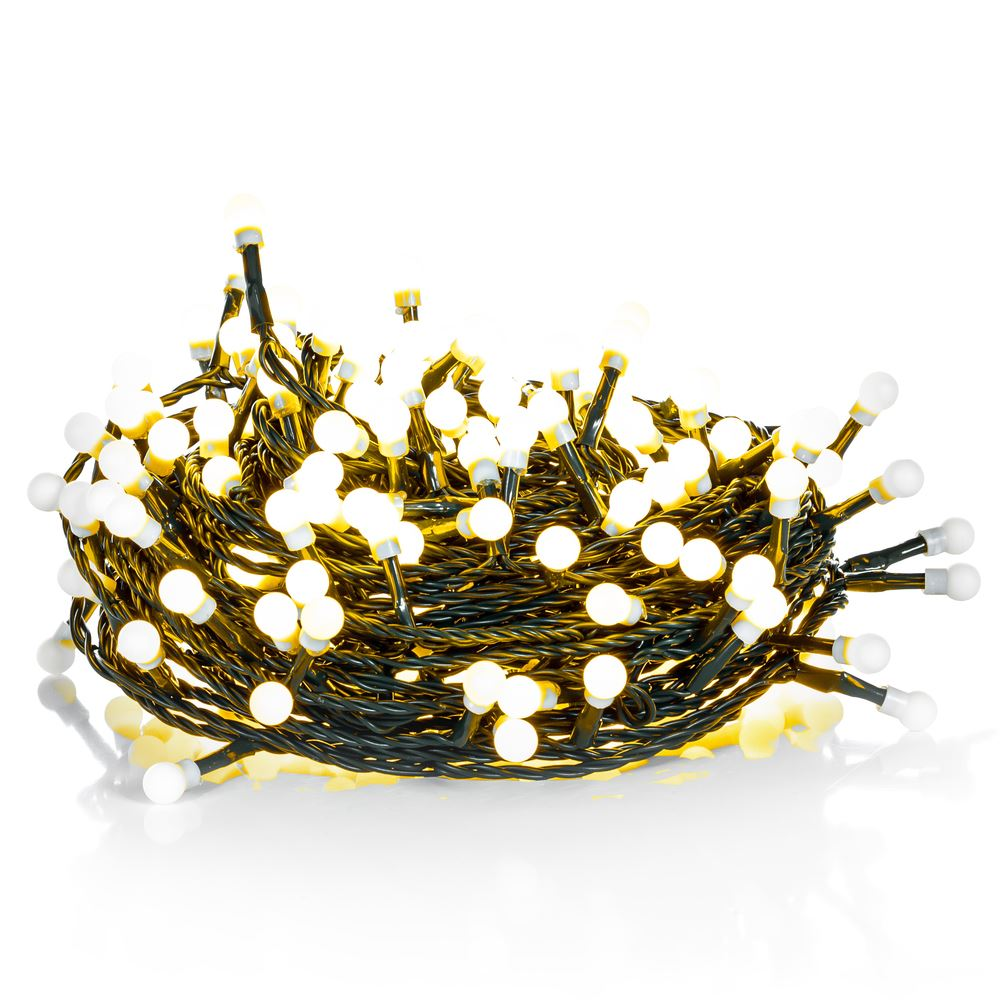 Retlux RXL 220 100LED-es fényfüzér cseresznyeizzókkal, meleg fehér, 10m (50002860) (Retlux50002860)