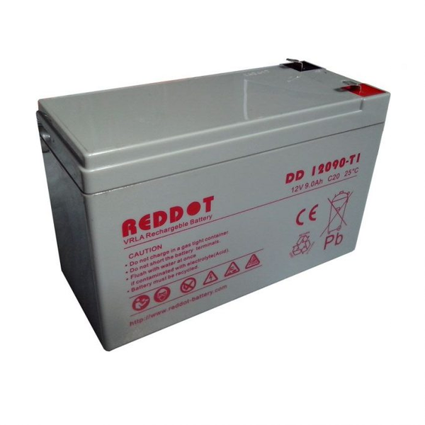 Reddot DD12090 F1 12V 9.0Ah Zárt gondozás mentes AGM akkumulátor