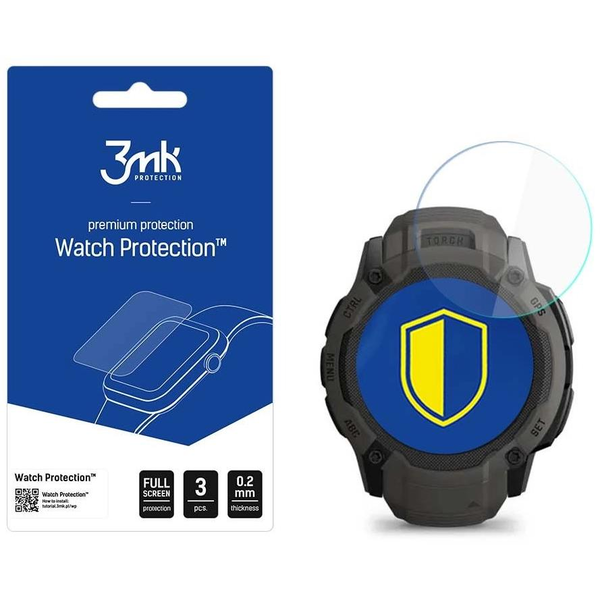 3MK Watch Protection FlexibleGlass Garmin Instinct 2X üvegfólia - hibrid