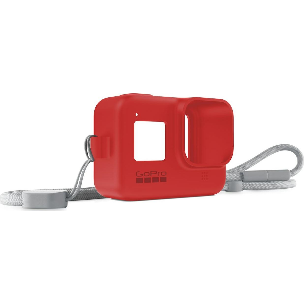 GoPro AJSST-008 Sleeve + Lanyard HERO 8 Black piros szilikon tok és pánt (AJSST-008)