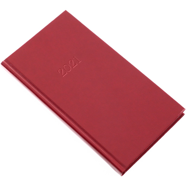 Realsystem Standard 90 x 165mm 2025 Zsebnaptár - Bordó