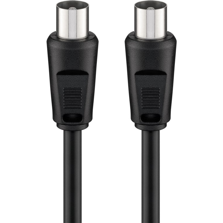 Goobay 68150 Koax antenna kábel 5m - Fekete (68150)