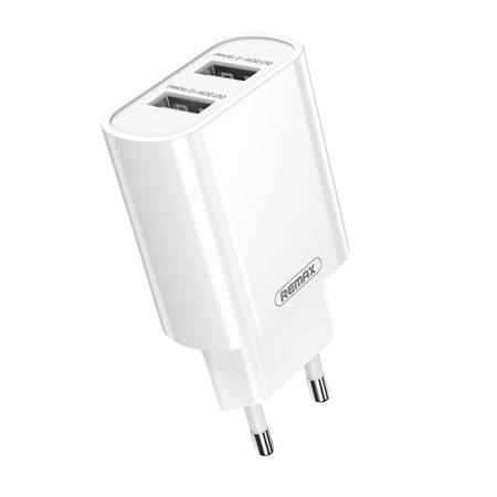 Remax 2xUSB-A 2.1A hálózati töltő fehér (RP-U35) (RP-U35)