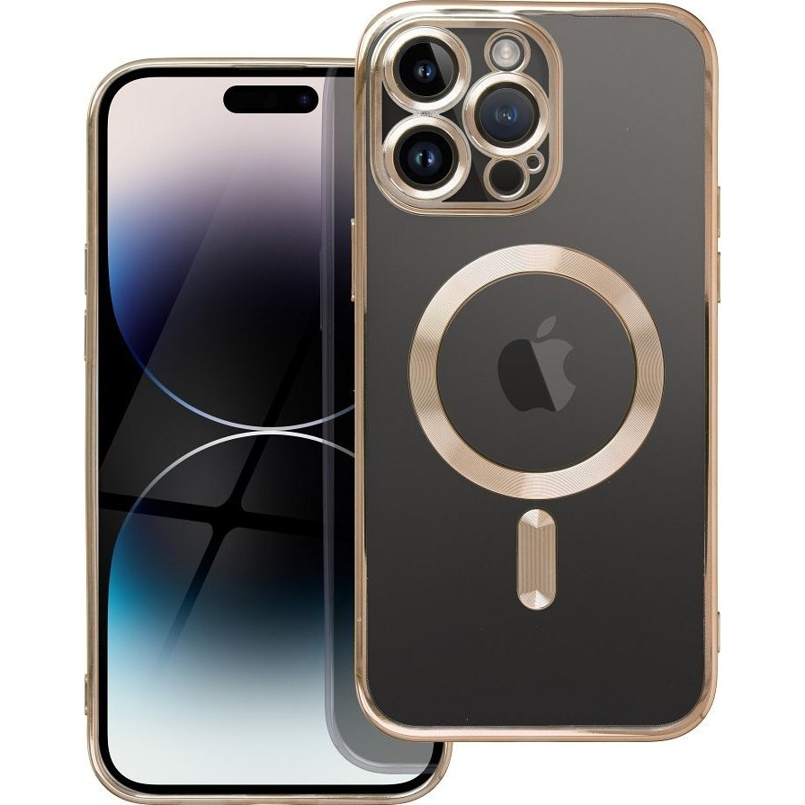 Electro Mag Apple iPhone 14 Plus MagSafe szilikon tok, arany ( )