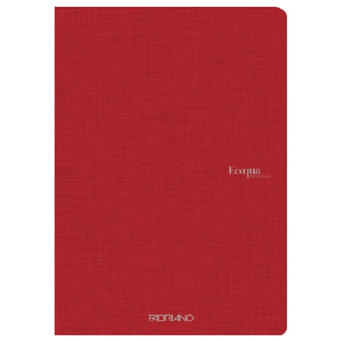 Fabriano Ecoqua Original 40 lapos A4 sima füzet - Piros (19210009)
