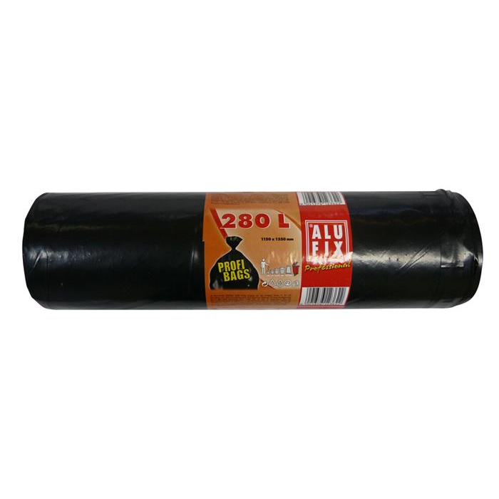 AluFix Szemeteszsák 280 l (5 db / tekercs) - Fekete (MS280UNI)