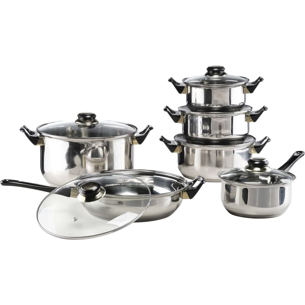 HI 12 darabos rozsdamentes acél edénykészlet (423938)