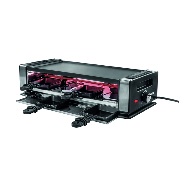 Unold 48730 скара за раклет 8 лице(а) 1200 W Черен, Неръждаема стомана