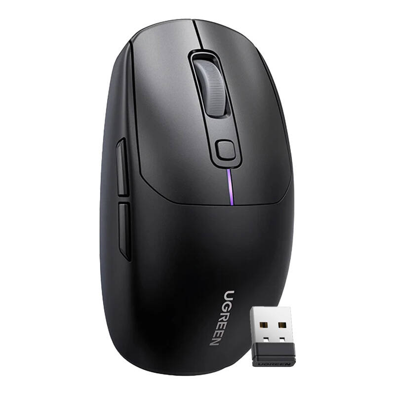 Ugreen MU103 Wireless Egér Fekete - 5000 DPI (90539)