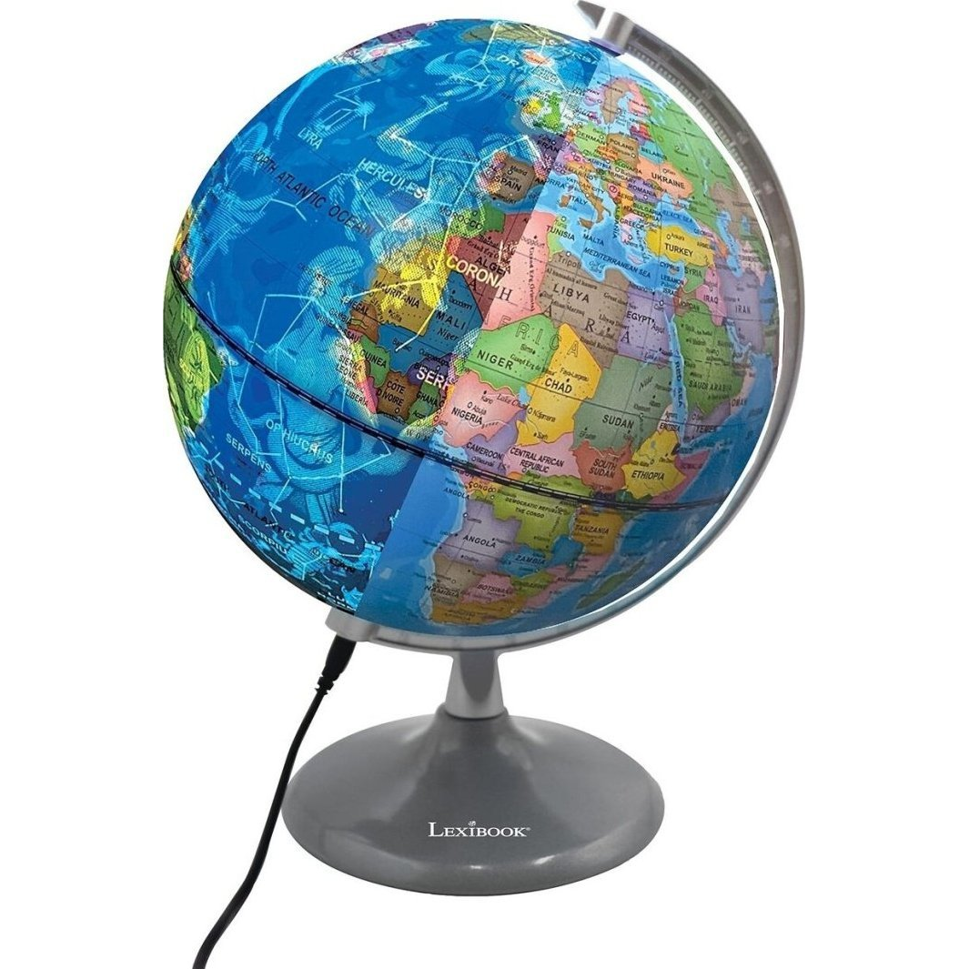 Lexibook nappali és éjszakai világító földgömb (063165)