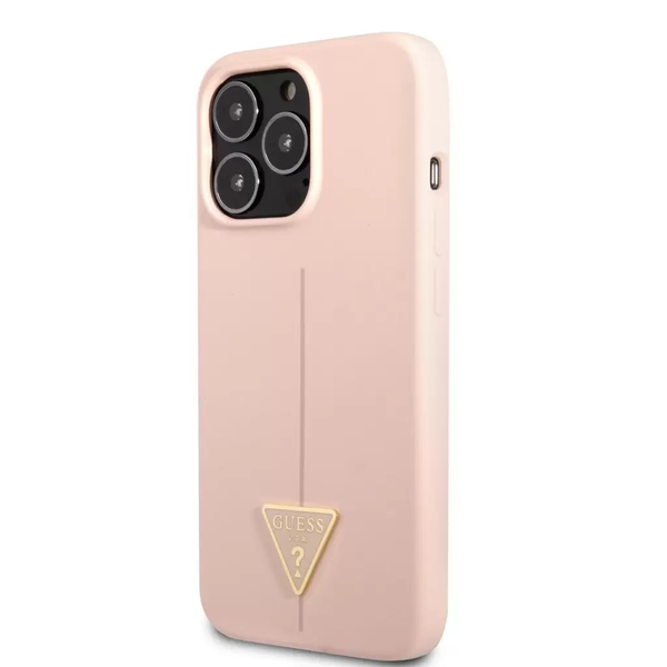 Husa Guess roz GUHCP13LSLTGP pentru dispozitivul Apple iPhone 13 Pro