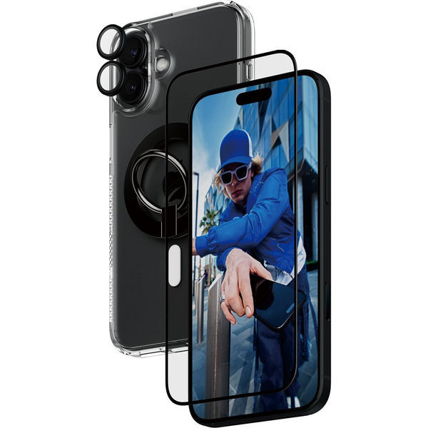 PanzerGlass PG 4-in-1 Bundle iPhone 16 6.7Inch Прозрачен защитен екран Apple 1 броя