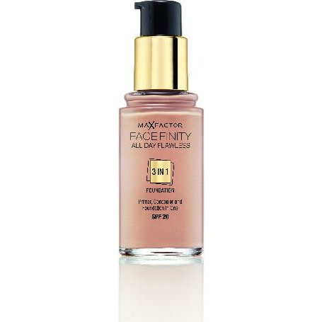 MAX FACTOR Facefinity All Day Flawless 3in1 Foundation SPF20 77 Soft Honey 30 ml (10000001249)