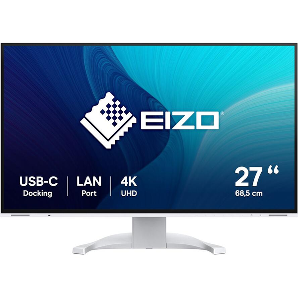 EIZO FlexScan EV2740X-WT LED display 68,6 cm (27") 3840 x 2160 pixel 4K Ultra HD LCD Hvid
