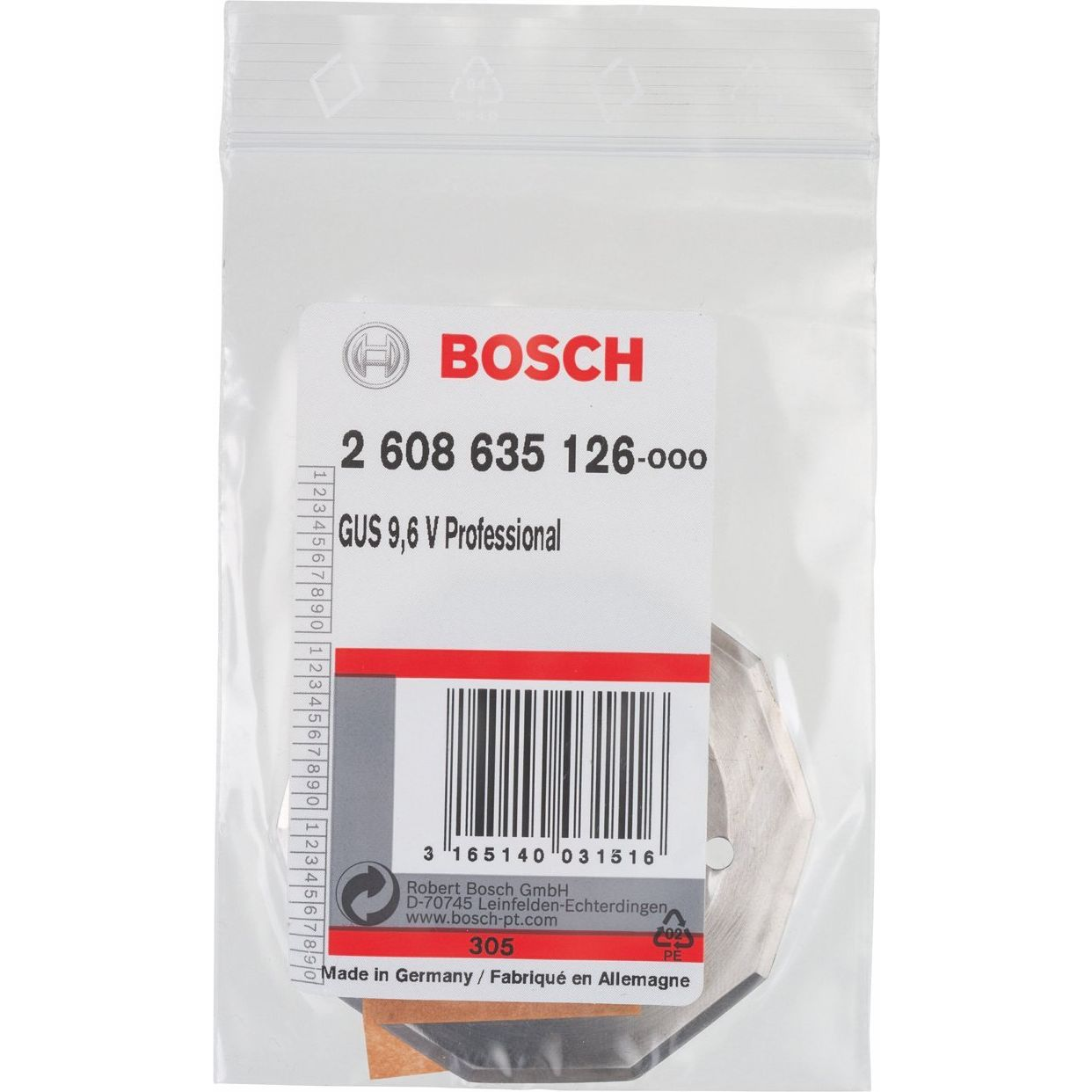 Bosch 2 608 635 126 elektromos olló tartozék Blade Fém (2608635126)