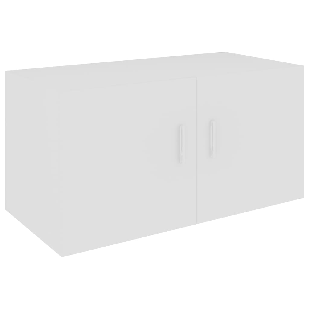 fehér falra szerelhető forgácslap szekrény 80 x 39 x 40 cm (802795)