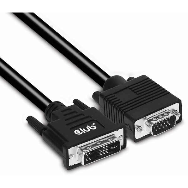 Club3D Kabel   DVI > VGA         3m       St/St retail