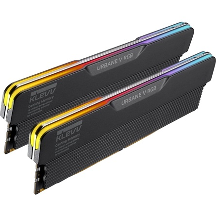 KLEVV URBANE V RGB 32GB 6000MT/s DDR5 memória CL28 fekete