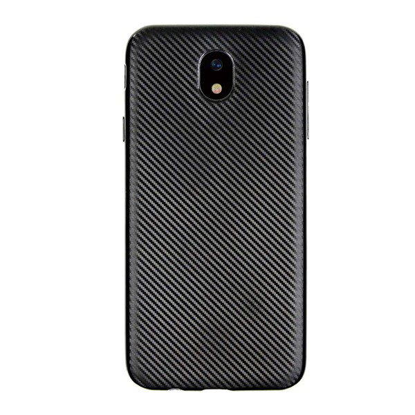 Szilikon telefonvédő (karbon minta) FEKETE [Samsung Galaxy J5 (2017) SM-J530 EU] (5996457726509)