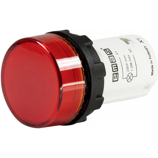 Emas Lampka sygnalizacyjna 24V czerwona (T0-MBSD024K)