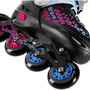 Nils Extreme NH18190A roller skates with replaceable runner, adjustable, black, size 29-33
