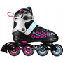 Nils Extreme NH18190A roller skates with replaceable runner, adjustable, black, size 29-33