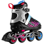Nils Extreme NH18190A roller skates with replaceable runner, adjustable, black, size 29-33