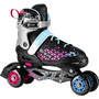 Nils Extreme NH18190A roller skates with replaceable runner, adjustable, black, size 29-33