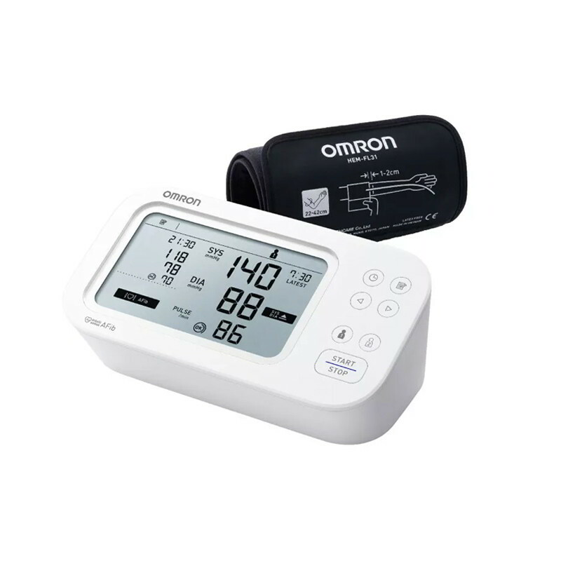Omron M6 COMFORT AFIB Felkaros Digitális Vérnyomásmérő - Fehér (HEM-7380-E)