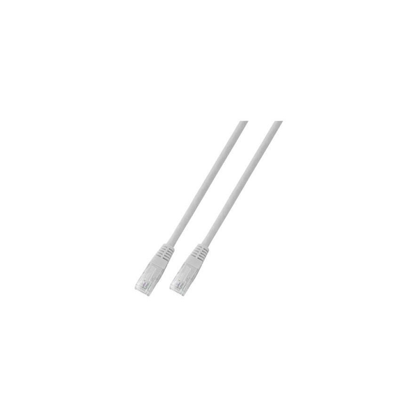 EFB RJ45 Patchkabel U/UTP, Cat.6, PVC, CCA, 1m, weiß (K8100WS.1)